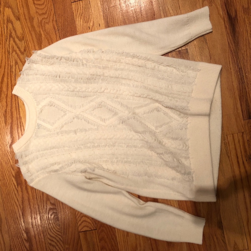 JCREW CREAM SWEATER